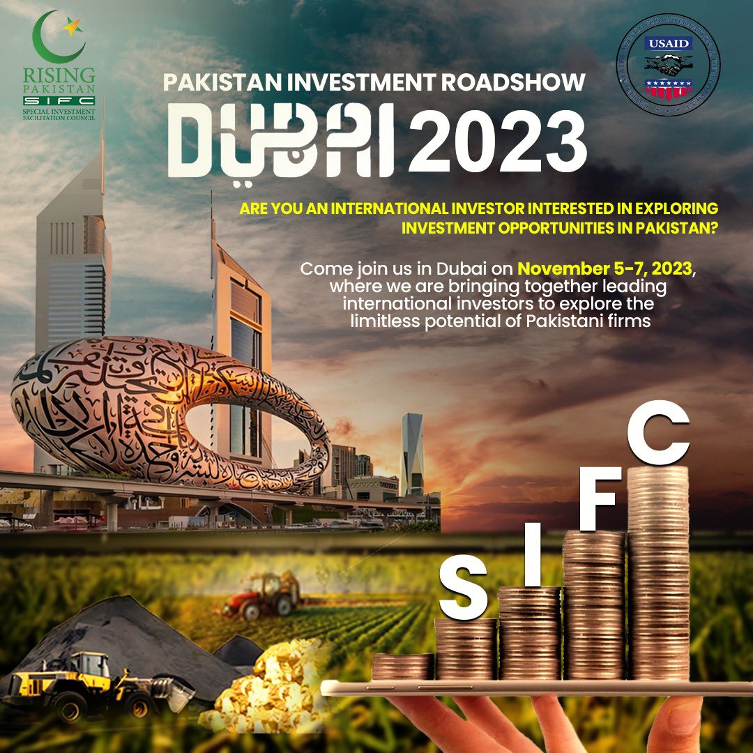 Pakistan Investment Roadshow in Dubai Showcases Lucrative Opportunities for Global Investors