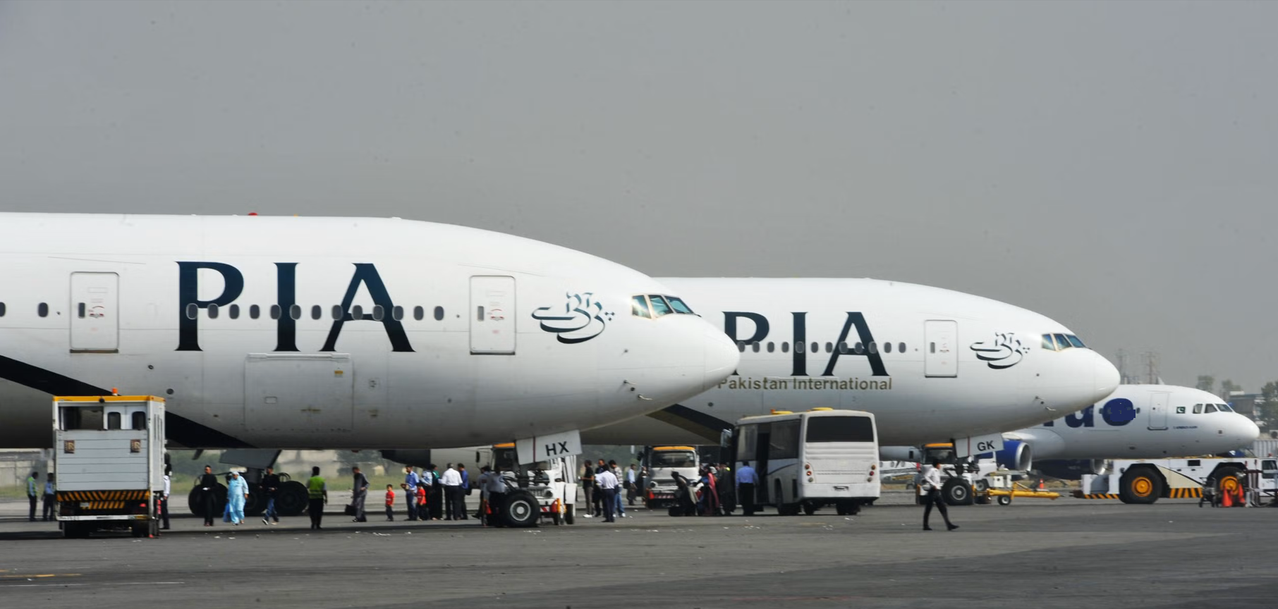 PIA Plane on airport